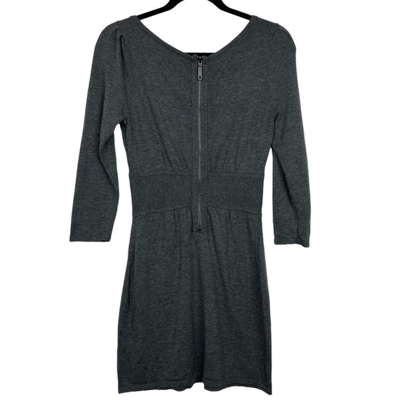Express Gray Sweater Dress Small - Picture 2 of 11
